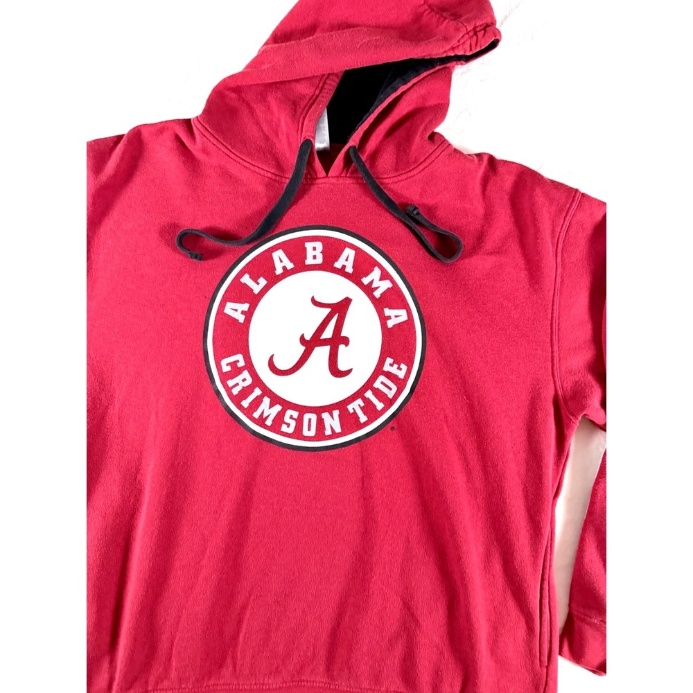 Alabama Crimson Tide Hoodie Red Pullover Graphic Logo Mens XL - Picture 2 of 8